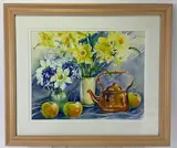 Copper Kettle by Joseph Hoover, Watercolor and acrylic, sold Nov 2021