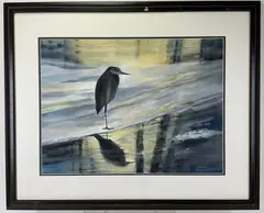 In the Bleak Mid Winter by Joseph Hoover, Watercolor, sold Nov 2021