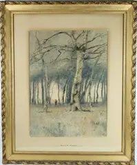 Untitled by Henry Ward Ranger, Watercolor, sold Nov 2021