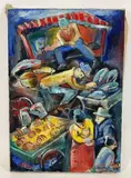 Untitled by Helen Malta, Oil on Canvas, sold Nov 2021