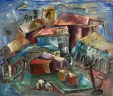 Untitled by Helen Malta, Oil on canvas, sold Nov 2021