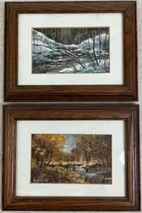 Untitled by Ray Hendershot, Watercolors (2), sold Dec 2021