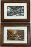Untitled by Ray Hendershot, Watercolors (2), sold Dec 2021