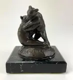 Untitled by Edwin Willard Deming, Bronze sculpture, sold Dec 2021