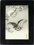 Untitled by Ohara Koson, Woodblock print, sold Dec 2021