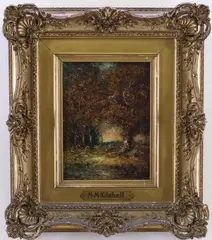 Untitled by Hudson Mindell Kitchell, Oil on canvas, sold Dec 2021