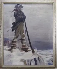 Untitled by Mary Bean, Oil on canvas, sold Dec 2021
