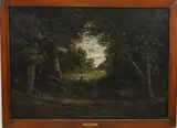 Untitled by Louis Rémy Matifas, Oil on canvas, sold Dec 2021
