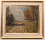 Untitled by William Langson Lathrop, Oil on board, sold Dec 2021