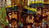 Barbershop Quartet by Richard Taicher, Oil on canvas, offered Dec 2021