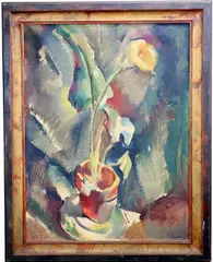 Calla (Lily) by Richard Rogers, Oil on canvas, sold Dec 2021