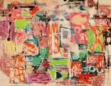 Garden Party by Richard Rogers, Oil on canvas, sold Dec 2021
