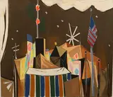 Carnival by Richard Rogers, Oil on canvas, sold Dec 2021
