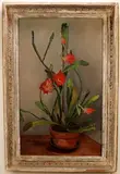 Epiphyllum by Mary Bean, Oil on canvas, sold Dec 2021