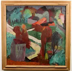 Untitled by Mary Bean, Oil on canvas, sold Dec 2021