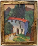 Untitled by Mary Bean, Oil on board, sold Dec 2021