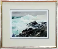 Untitled by Don Stone, Watercolor, sold Dec 2021