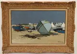 Untitled by Robert Humblot, Oil on canvas, sold Dec 2021