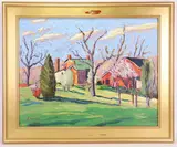 Springtime Bedminster by John Kane, Oil on canvas, sold Dec 2021