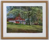 Untitled by Tom King, Oil on board, sold Dec 2021