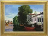 Untitled by Tom King, Oil on canvas, sold Dec 2021