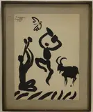 Flute Player by Pablo Picasso, Lithograph of Picasso's "Flute Player" or "Spring Dance", sold Dec 2021