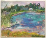 Untitled by Irene Aunio, Oil on canvas, sold Dec 2021