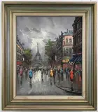 Untitled by Antonio DeVity, Oil on canvas, sold Jan 2022