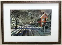 Untitled by Gustav Nilson, Watercolor, sold Jan 2022
