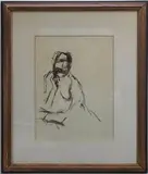 Untitled by Seymour Remenick, Watercolor, sold Jan 2022