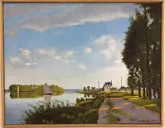 Untitled by Tom King, Oil on canvas, sold Jan 2022
