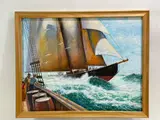 Untitled by Tom King, oil on canvas, sold Feb 2022