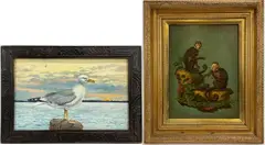 Untitled by Walter Cichocki, Oil on board, sold Feb 2022