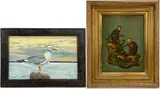 Untitled by Walter Cichocki, Oil on board, sold Feb 2022