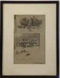 Untitled by Arthur Bowen Davies, Graphite sketch, sold Feb 2022
