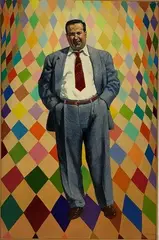 Untitled by Tom King, Oil on canvas, sold Feb 2022