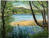 Untitled by Tom King, Oil on canvas, sold Feb 2022
