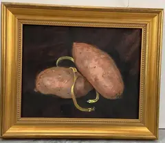 Untitled by Tom King, Oil on canvas, sold Feb 2022