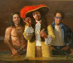 From Soup To... by Tom King, Oil on canvas, sold Feb 2022