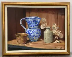 Untitled by Tom King, Oil on canvas, sold Feb 2022