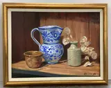 Untitled by Tom King, Oil on canvas, sold Feb 2022