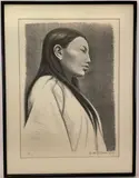 Untitled by Raúl Anguiano, Lithograph, sold Mar 2022
