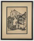 Backstage by Alfred Heber Hutty, Engraving, sold Mar 2022