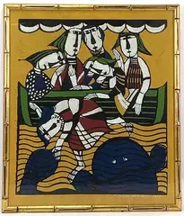 Untitled by Sadao Watanabe, Woodblock, sold Mar 2022