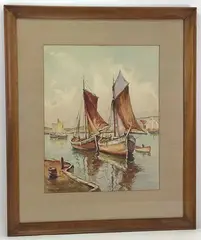 William Ward Jr. by William Ward, Watercolor, sold Mar 2022