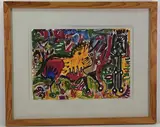 Tauro Sonador by Heriberto Juárez, Gouache, sold Mar 2022