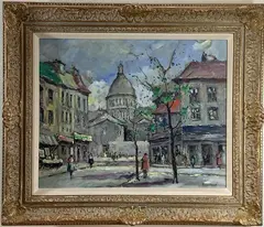 Untitled by Andre Picot, Oil on canvas, sold Mar 2022