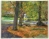 Untitled by Tom King, Oil on canvas, sold Mar 2022