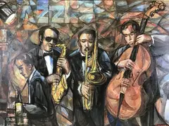 Untitled by Robert Doney, Oil on canvas, sold Mar 2022