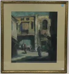 Untitled by Leonid Gechtoff, Pastel, sold Mar 2022